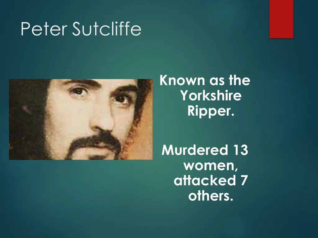 peter sutcliffe