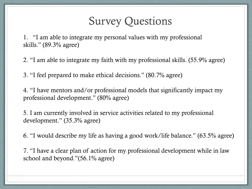 survey questions