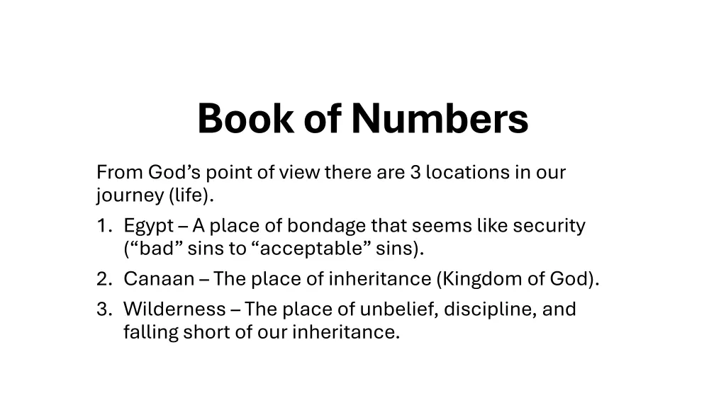 book of numbers