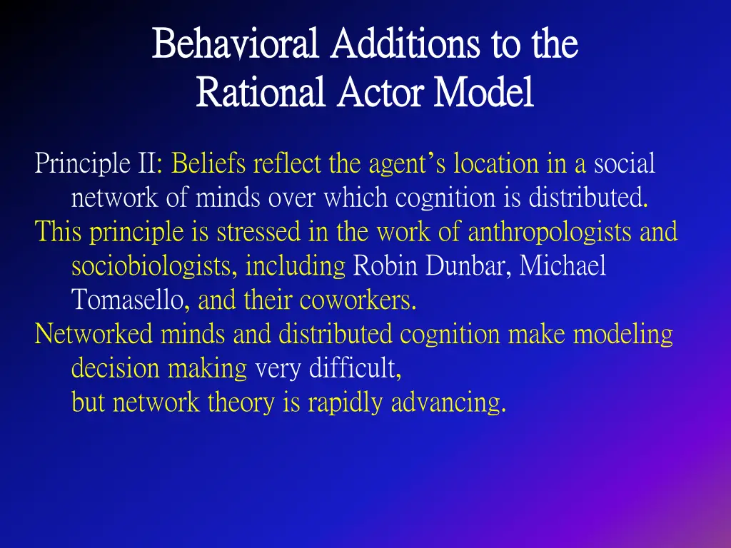 behavioral additions to the behavioral additions 3