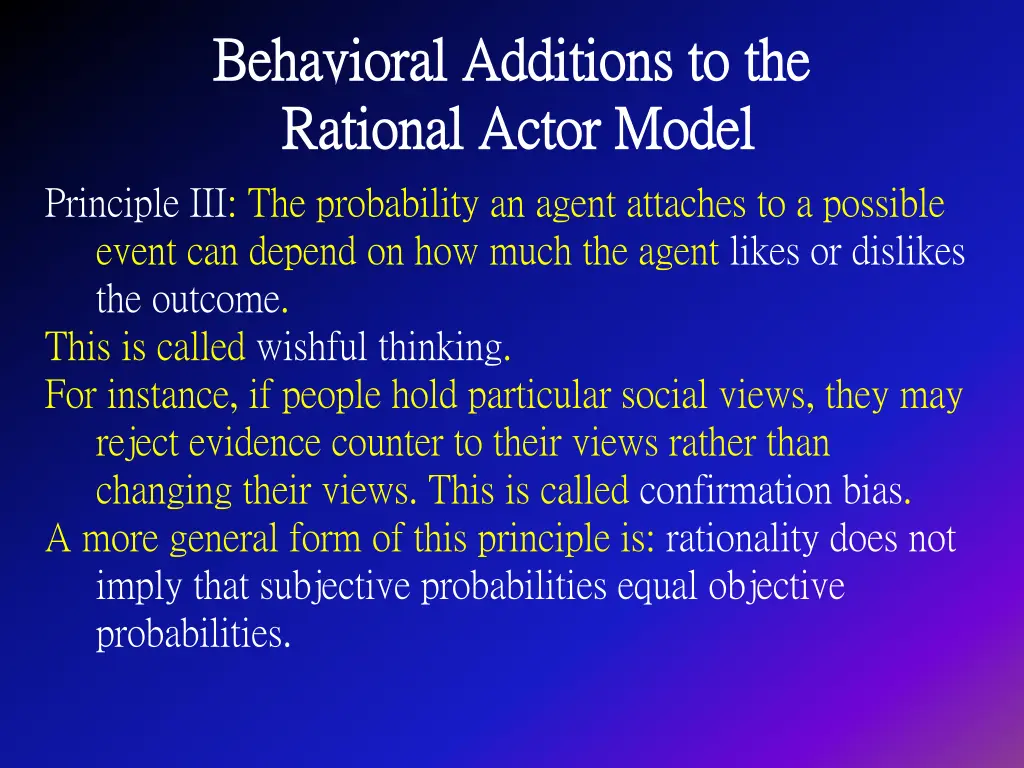 behavioral additions to the behavioral additions 4