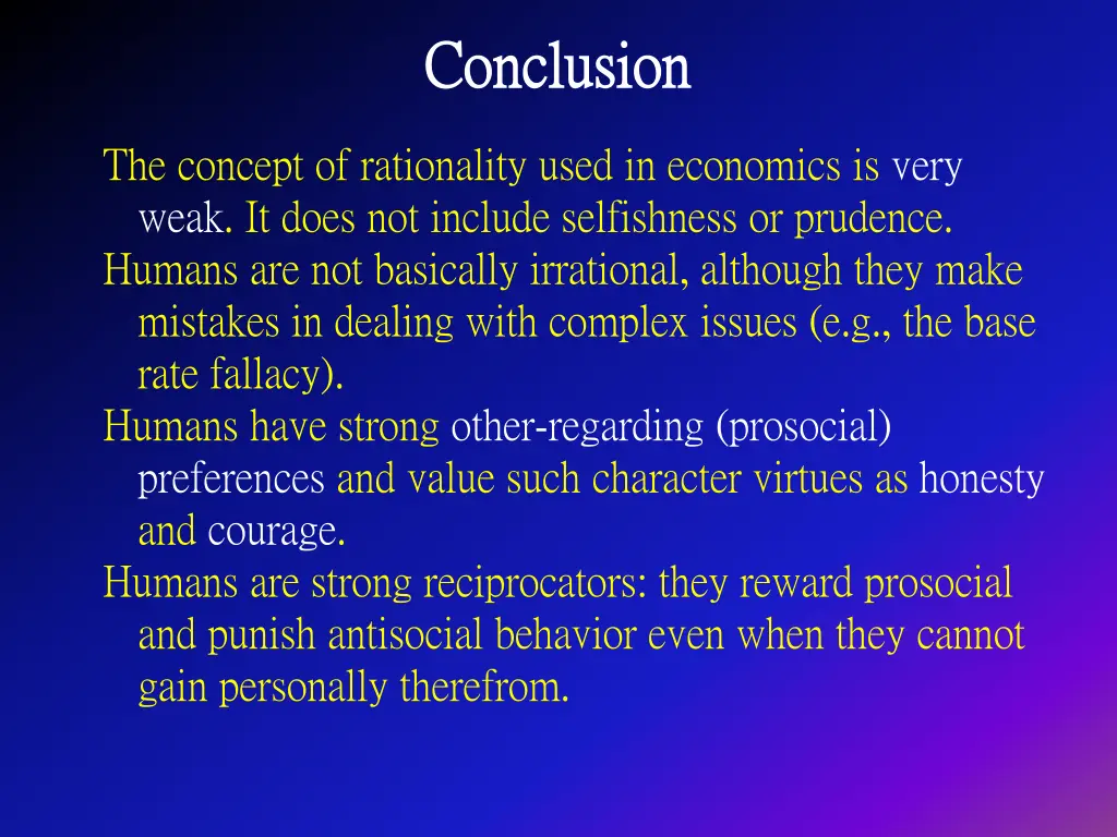 conclusion conclusion
