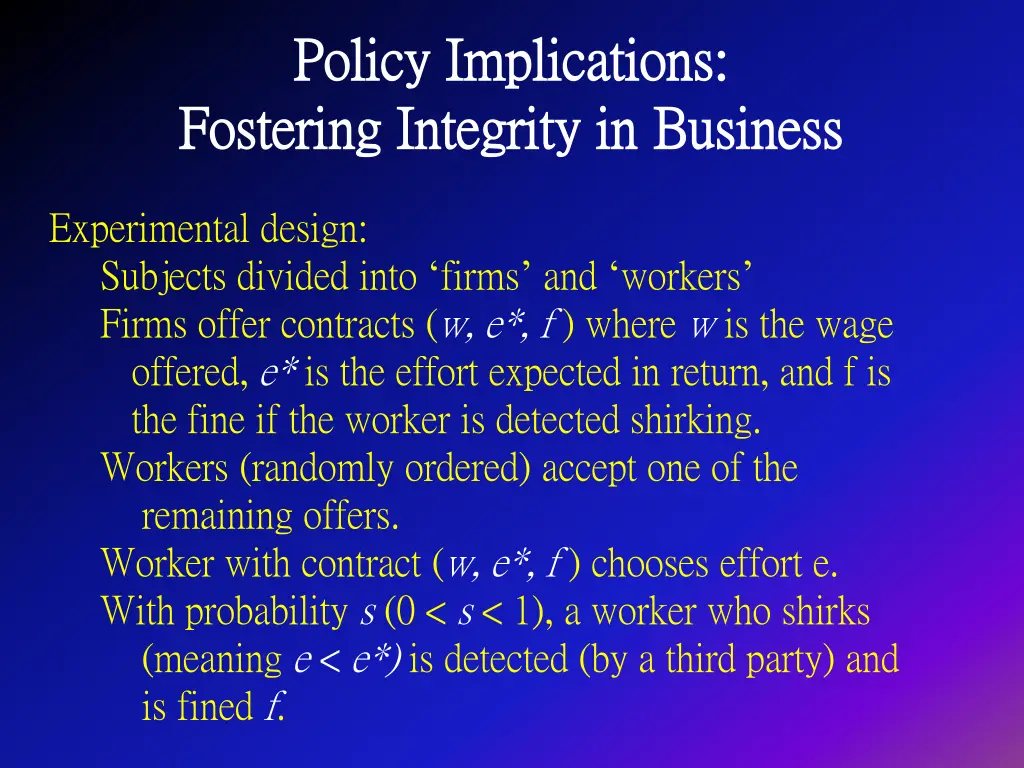 policy implications policy implications fostering 1