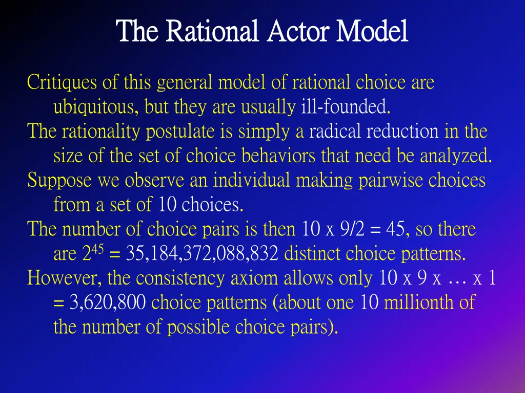 the rational actor model the rational actor model 3