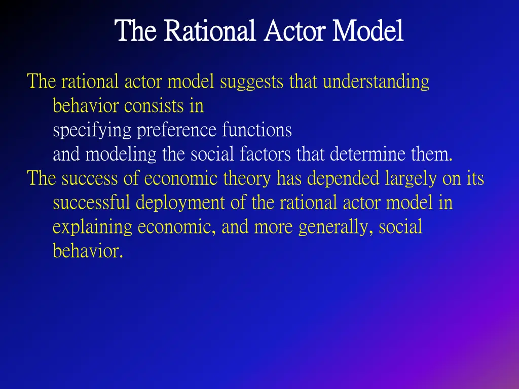 the rational actor model the rational actor model 5