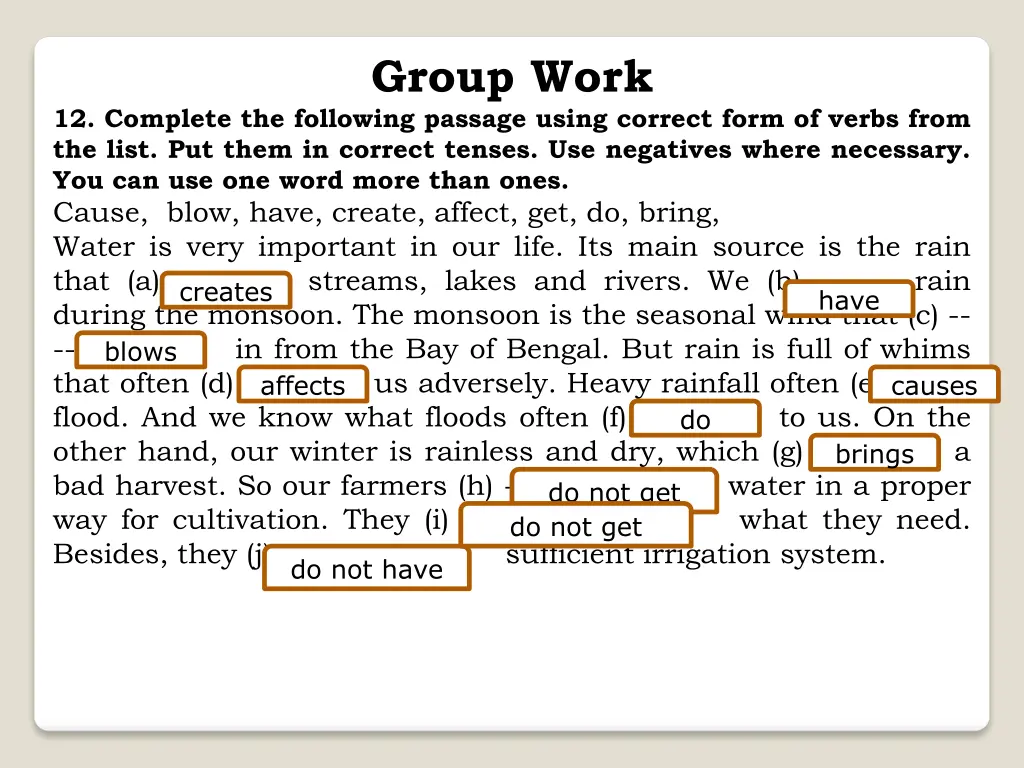 group work