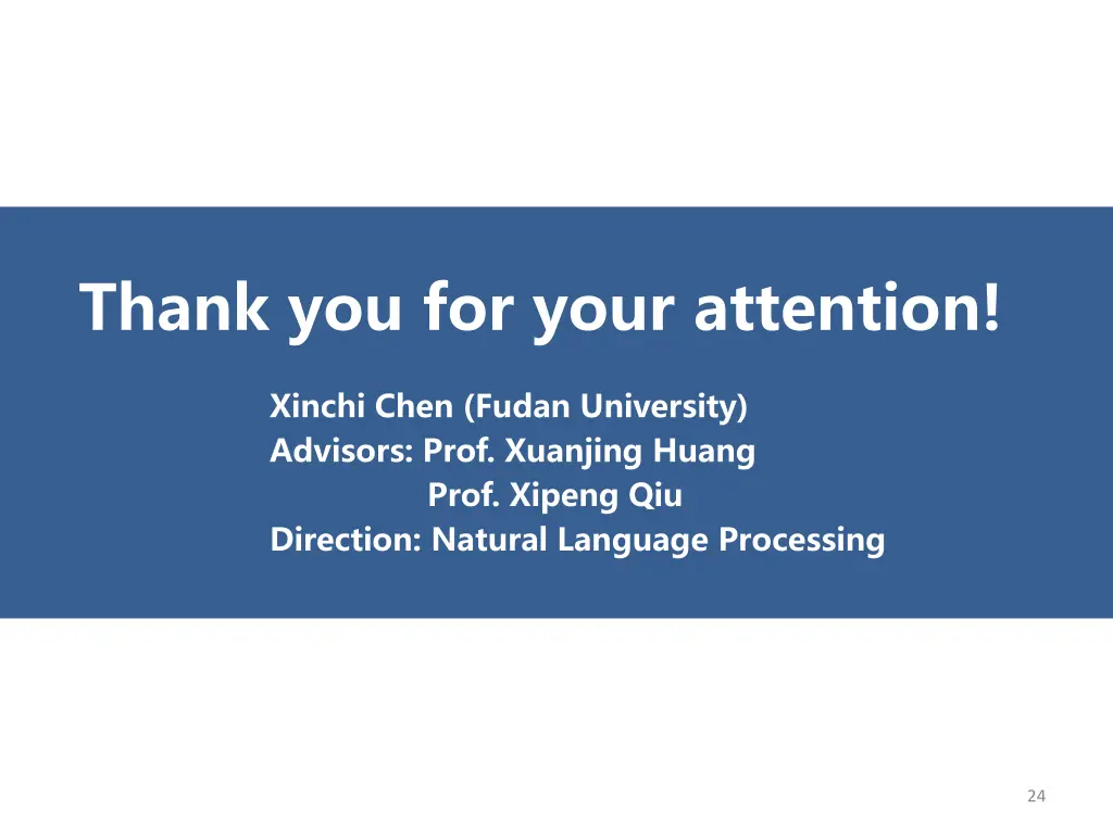 thank you for your attention