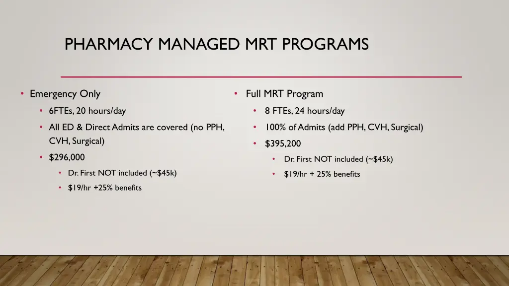 pharmacy managed mrt programs 1