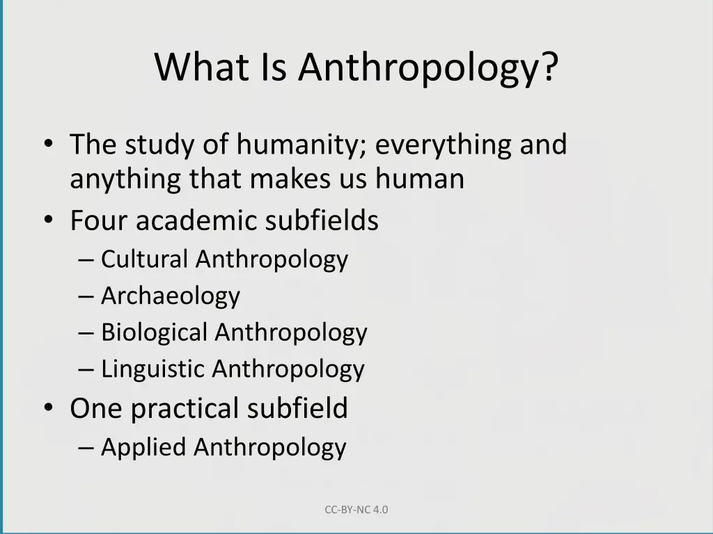 what is anthropology