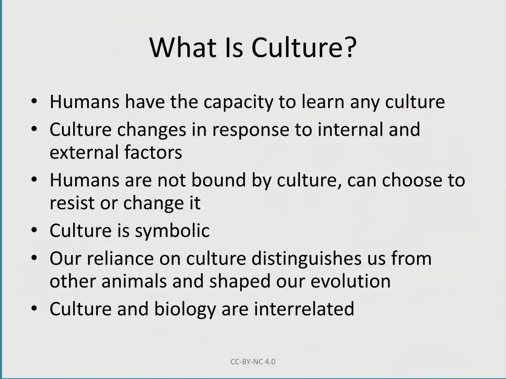 what is culture 1