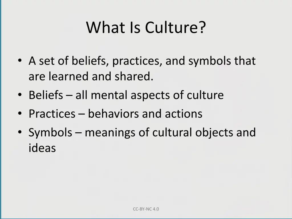 what is culture
