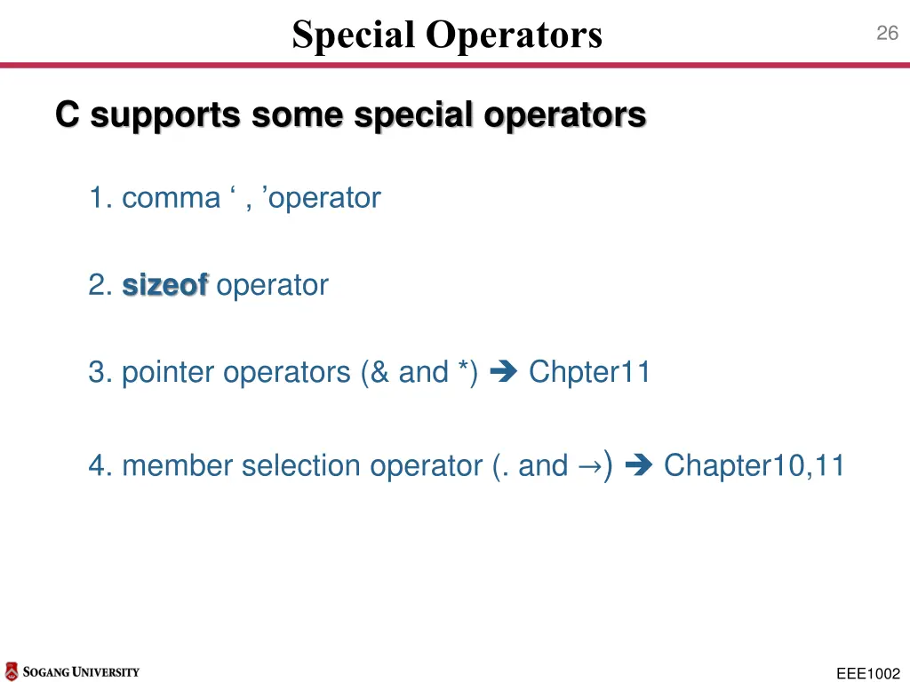 special operators