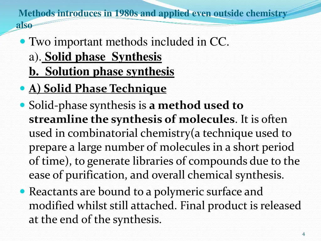 methods introduces in 1980s and applied even