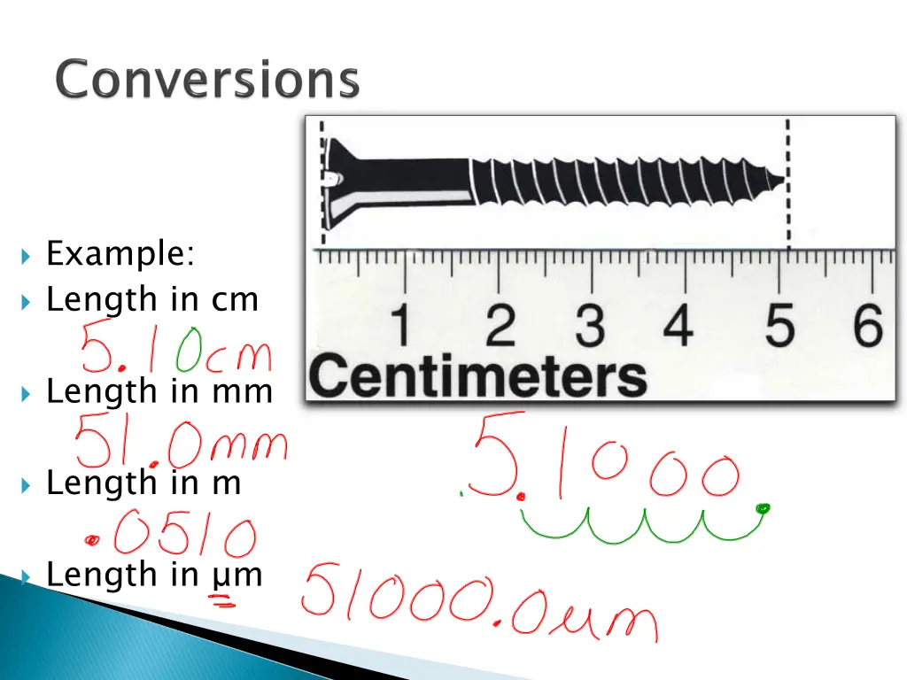 example length in cm