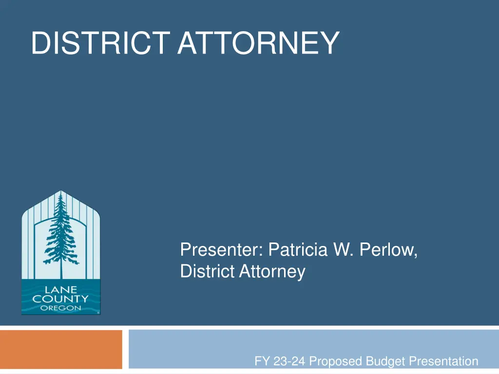 district attorney