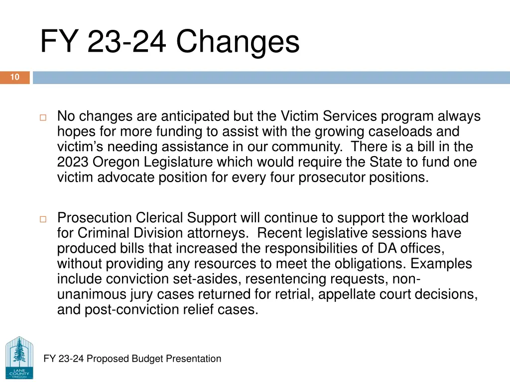 fy 23 24 changes 2