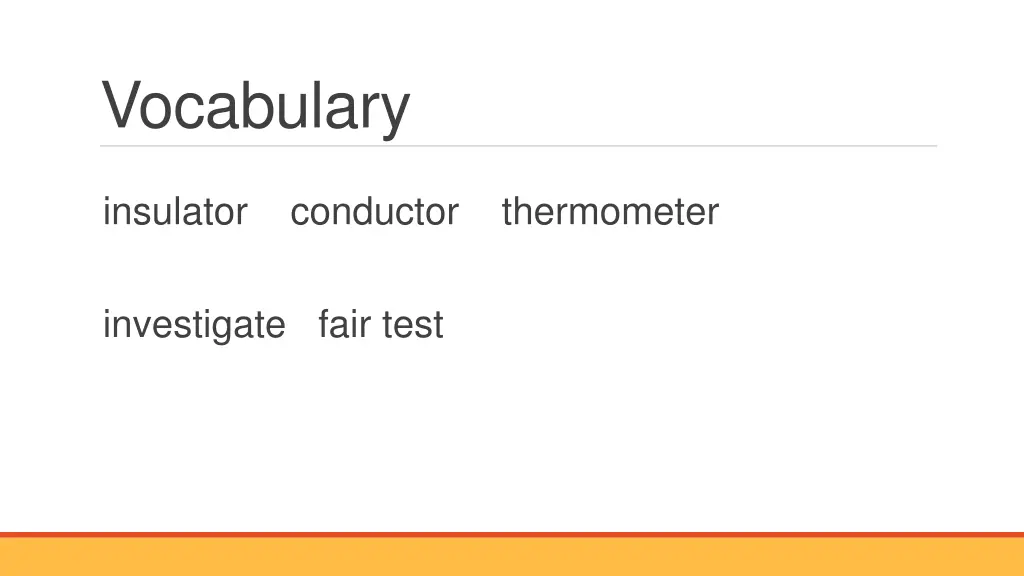 vocabulary