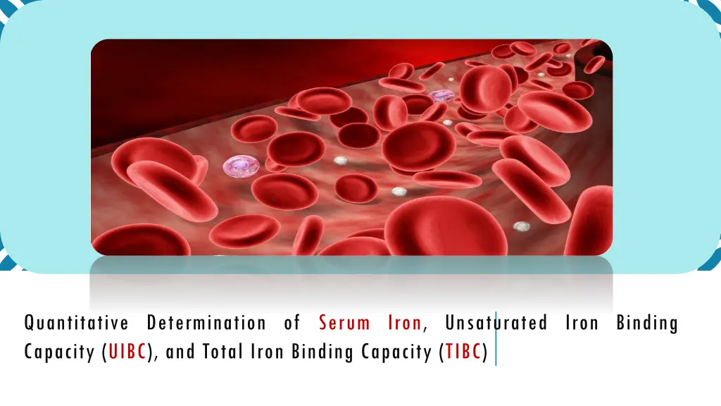 quantitative determination of serum iron
