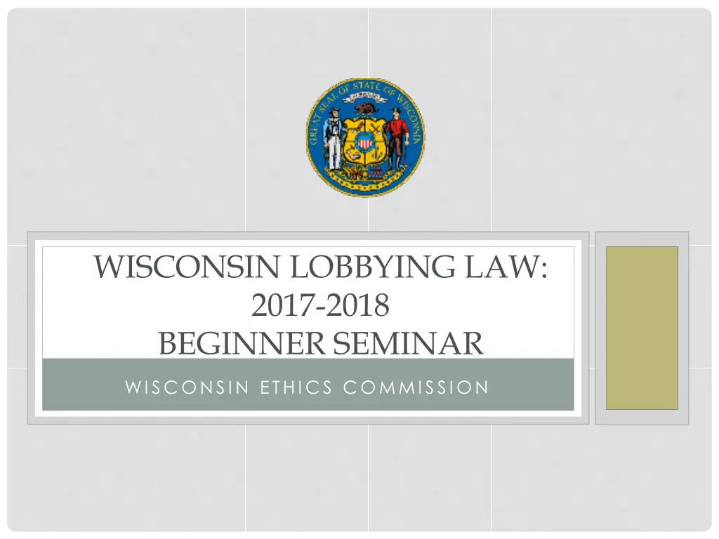 wisconsin lobbying law 2017 2018 beginner seminar