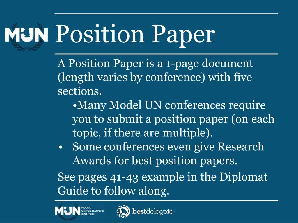 position paper