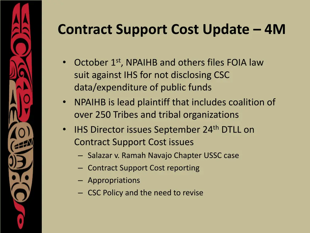 contract support cost update 4m