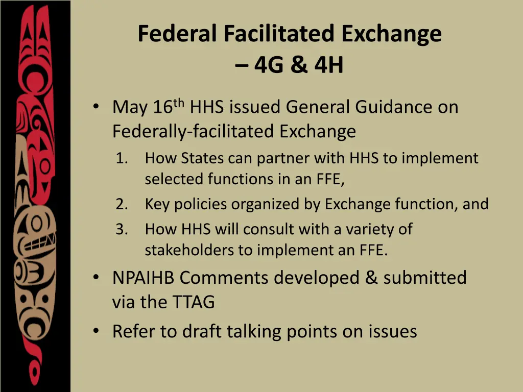 federal facilitated exchange 4g 4h
