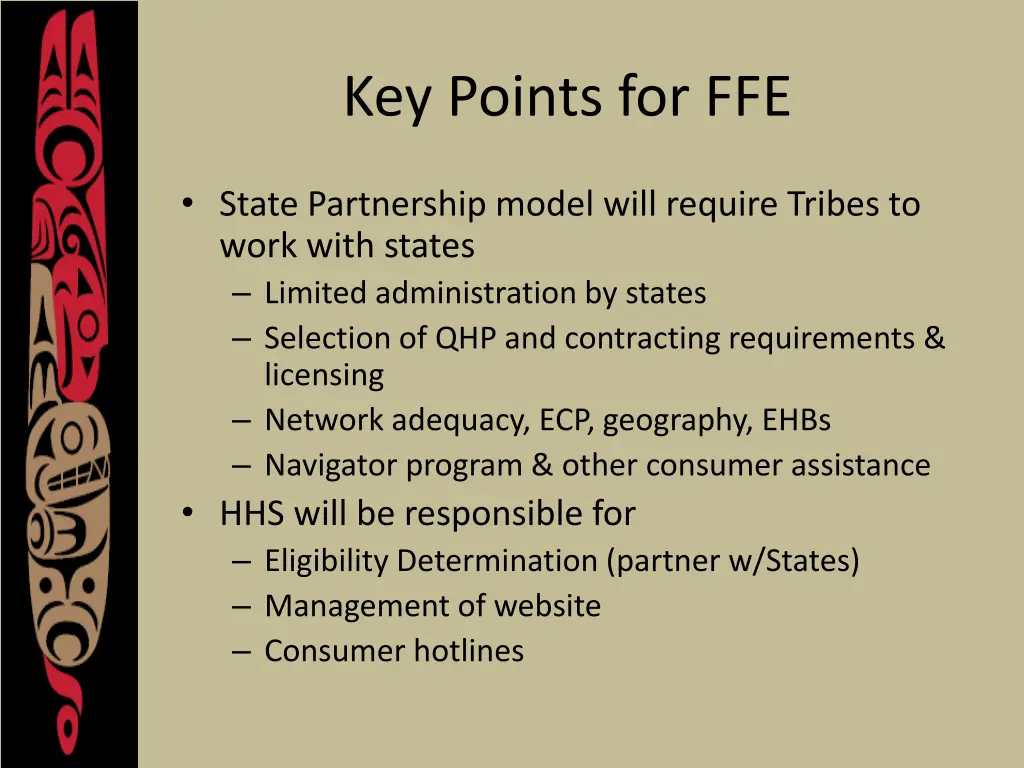 key points for ffe