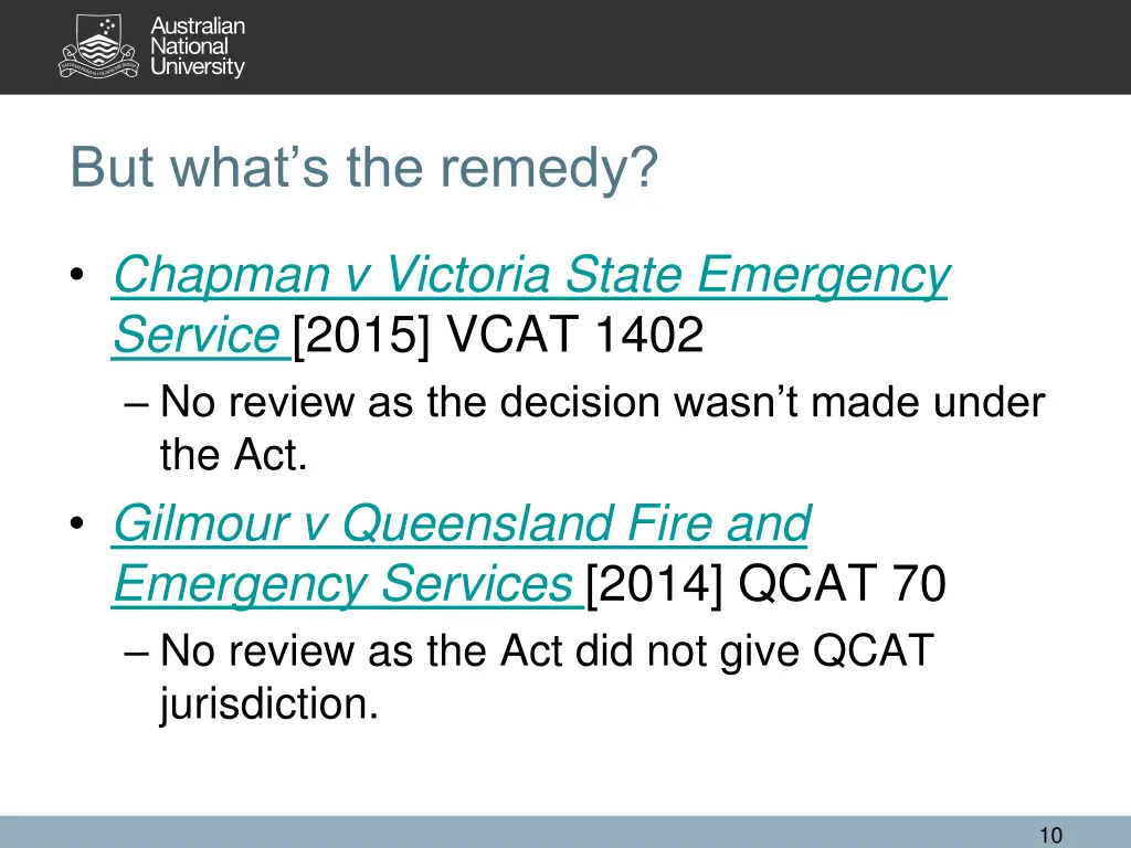 but what s the remedy 1
