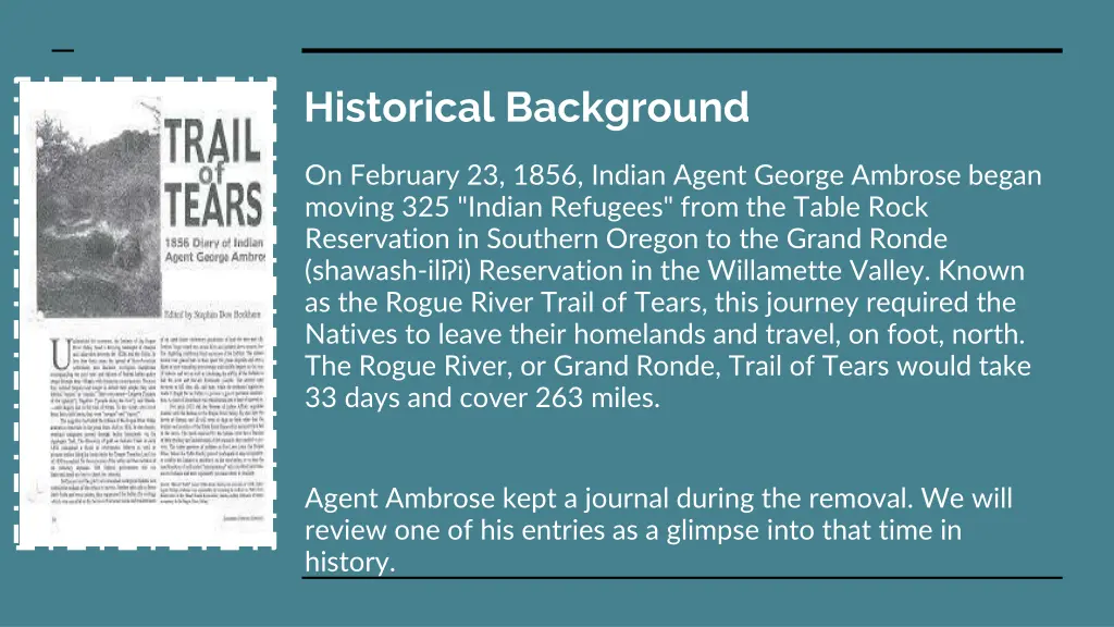 historical background