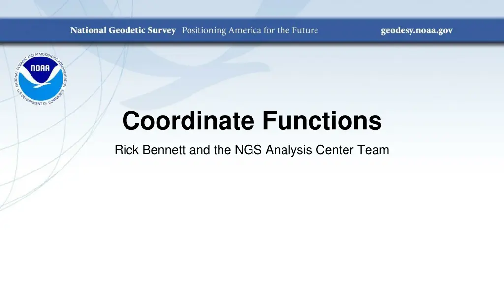 coordinate functions
