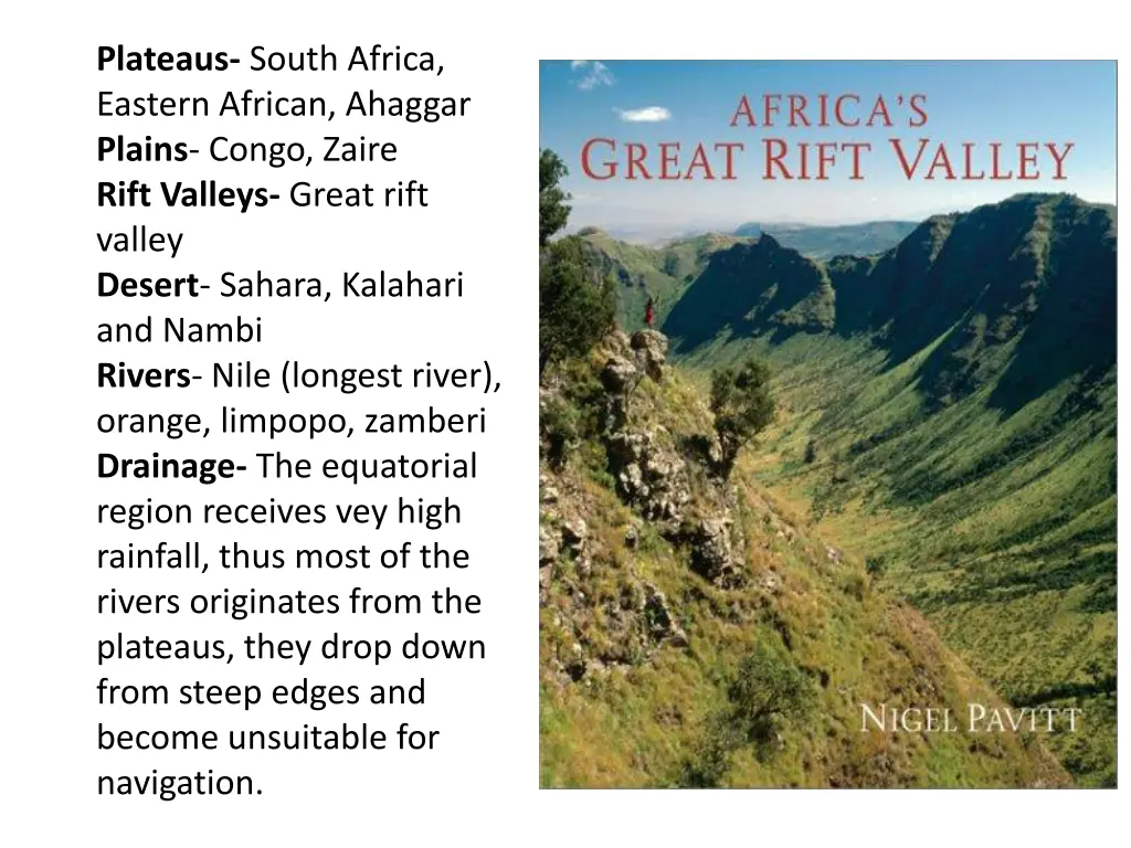 plateaus south africa eastern african ahaggar
