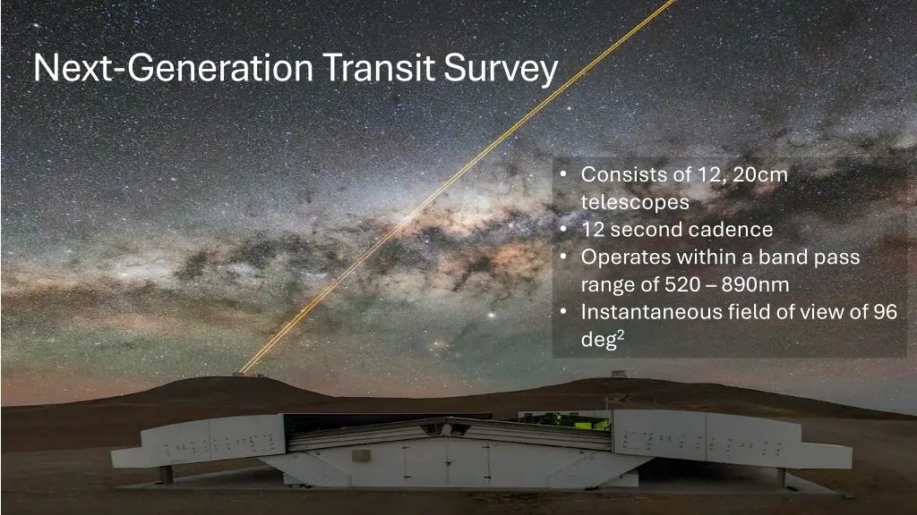 next generation transit survey