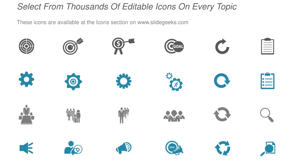 select from thousands of editable icons on every