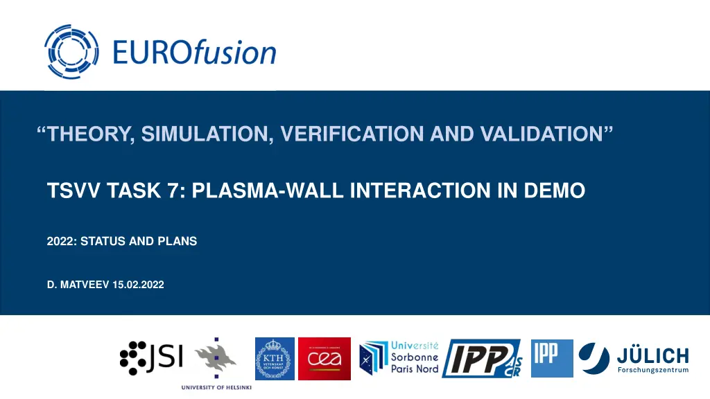 theory simulation verification and validation