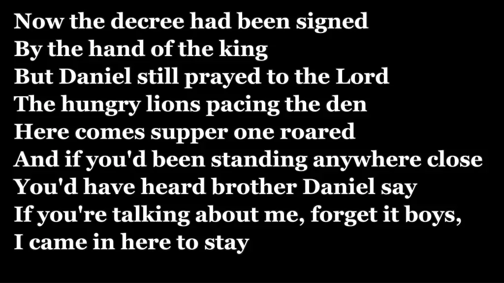 now the decree had been signed by the hand
