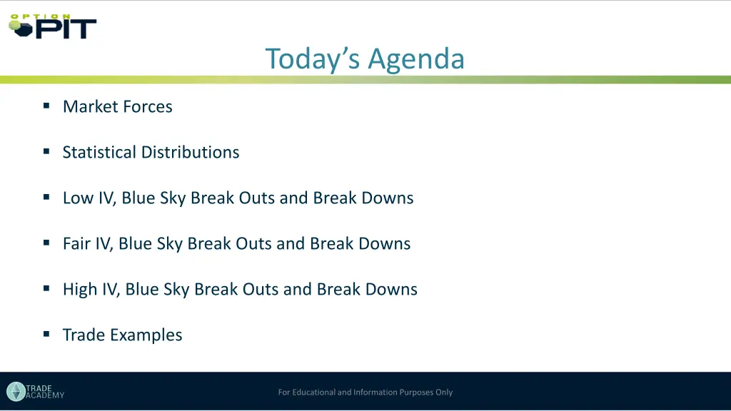 today s agenda