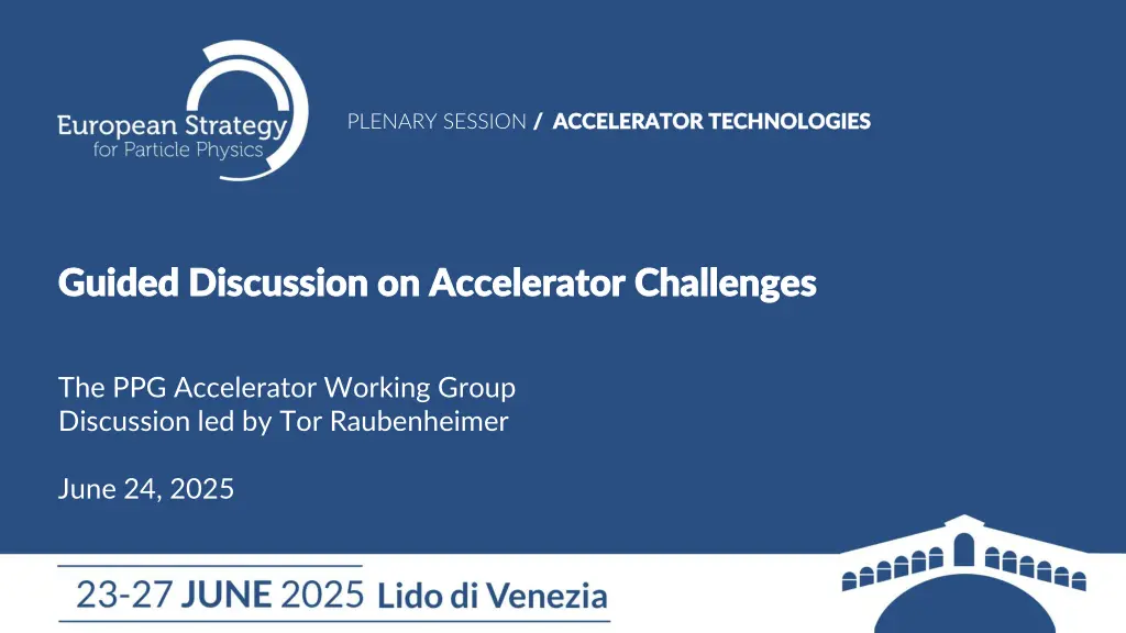 plenary session accelerator technologies