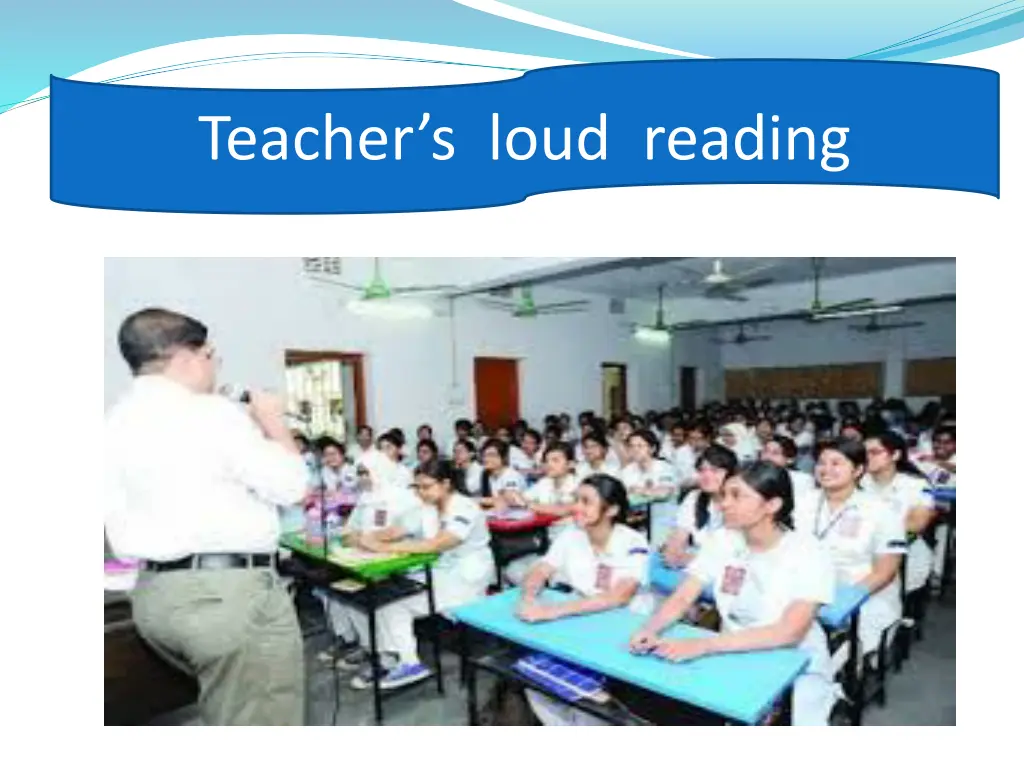 teacher s loud reading