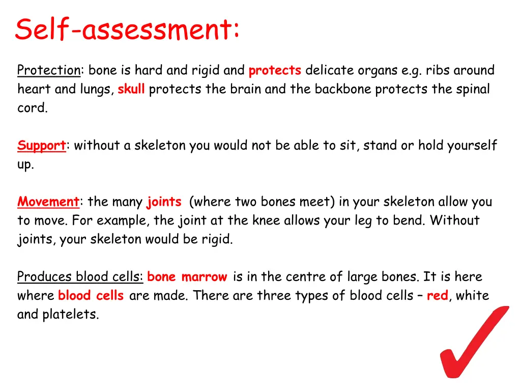self assessment 1