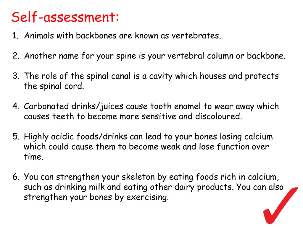 self assessment 2