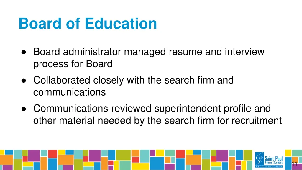 board of education