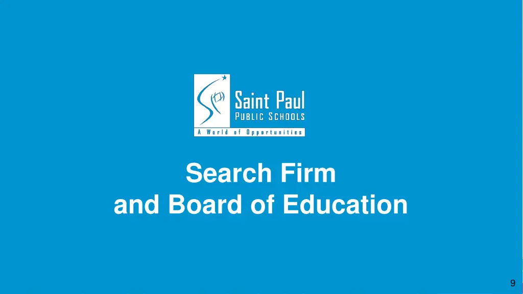 search firm and board of education