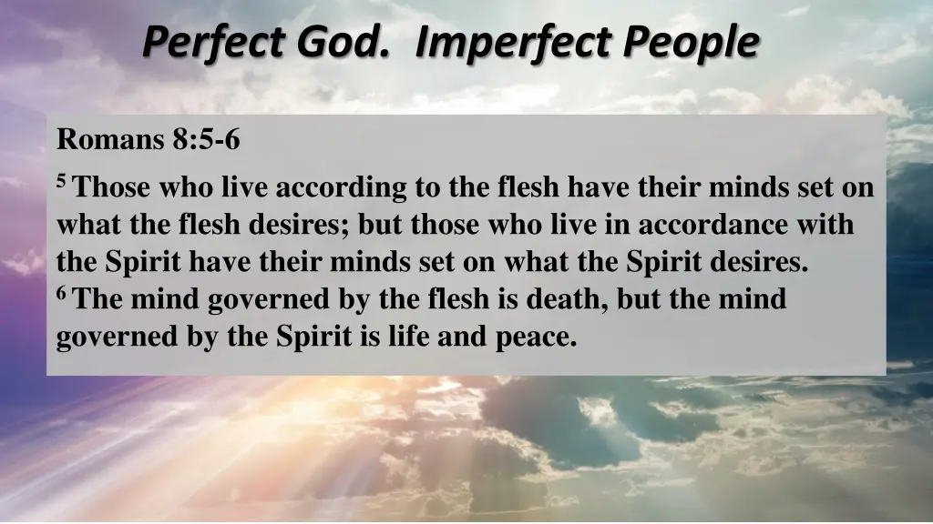 perfect god imperfect people 5