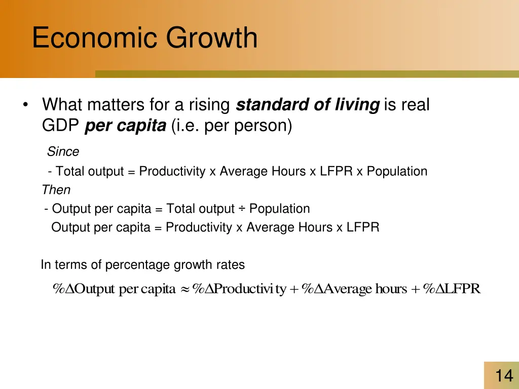 economic growth 1