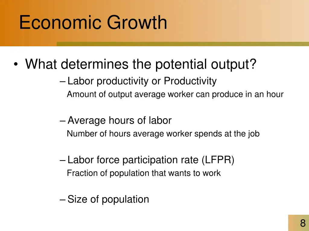 economic growth