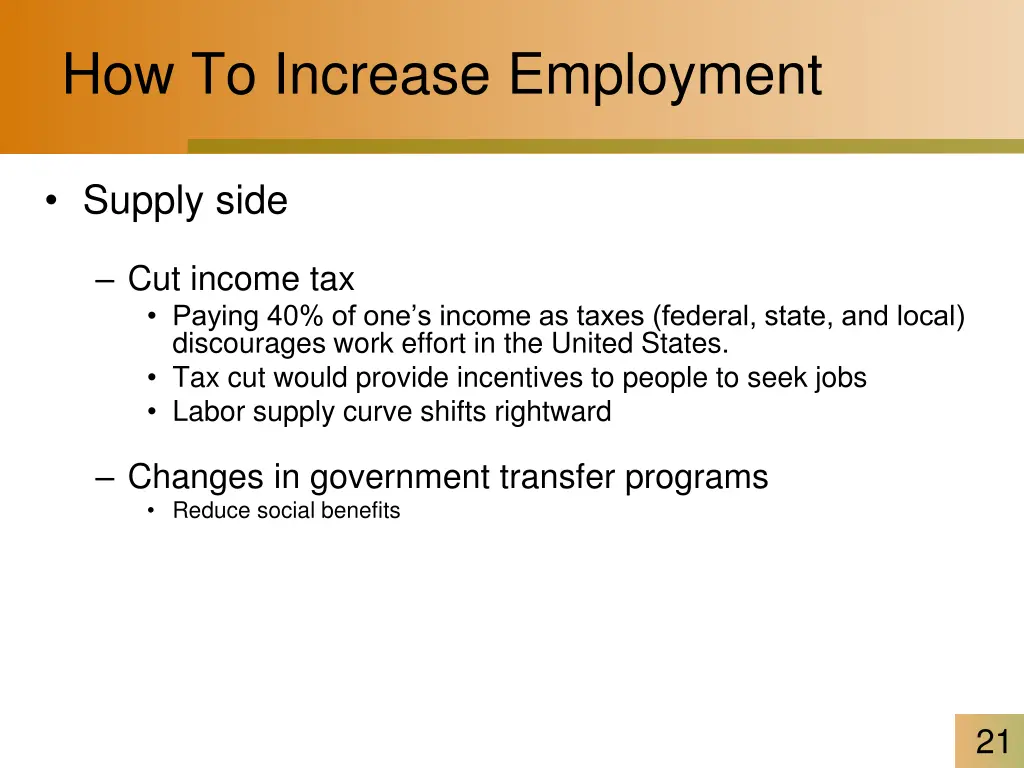 how to increase employment