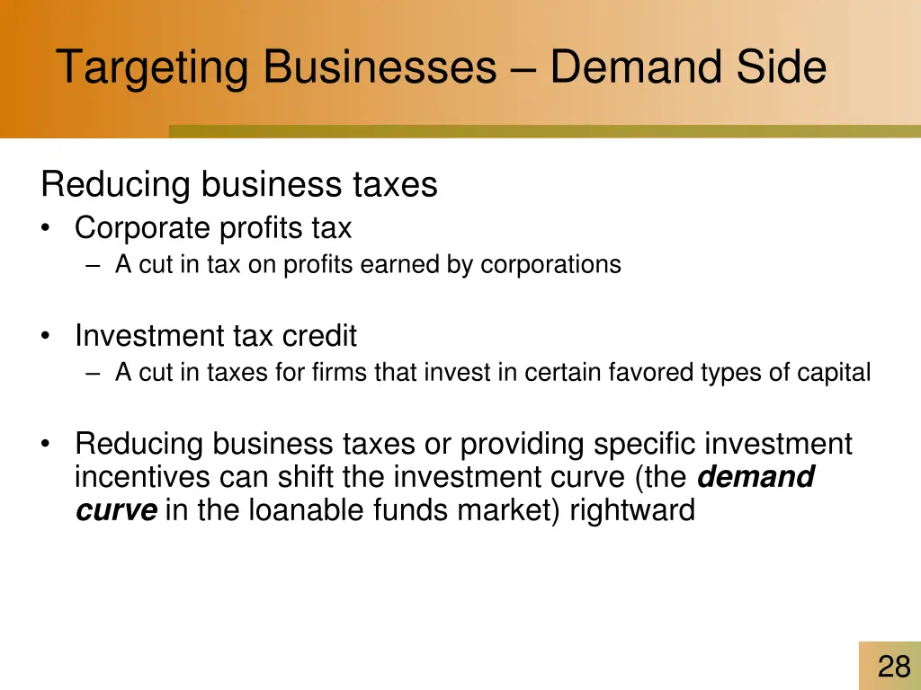 targeting businesses demand side