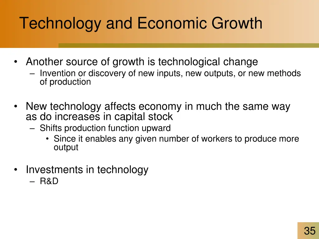 technology and economic growth