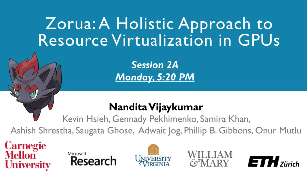 zorua a holistic approach to resource 1