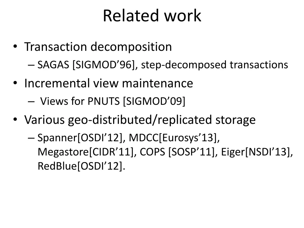 related work